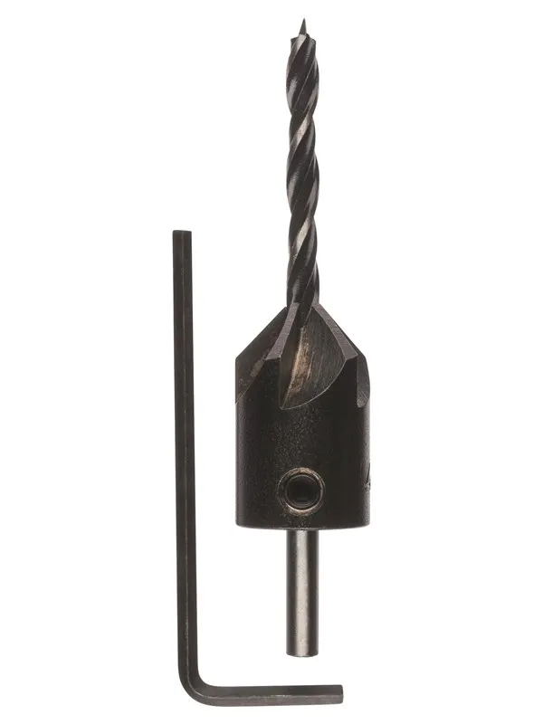 Bosch Trespiralbor med forsenker 4 mm