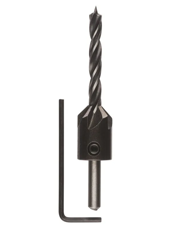 Bosch Trespiralbor med forsenker 6 mm
