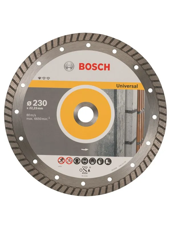 Bosch Diamankappeskive standard for Universal Turbo 230 x 22,23 x 2,5 x 10 mm