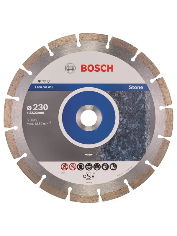 Bosch Diamantkappeskive standard for Stone 230 x 22,23 x 2,3 x 10 mm