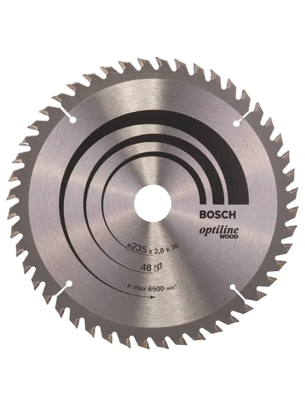 Bosch Sirkelsagblad Optiline Wood 235 x 30/25 x 2,8 mm, 48