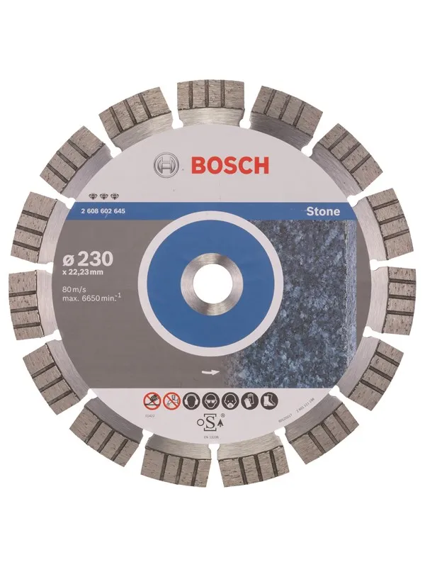 Bosch Diamantkappeskive Best for Stone 230 x 22,23 x 2,4 x 15 mm