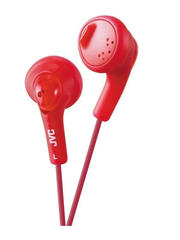 JVC In Ear Gumy Headphones - Red
