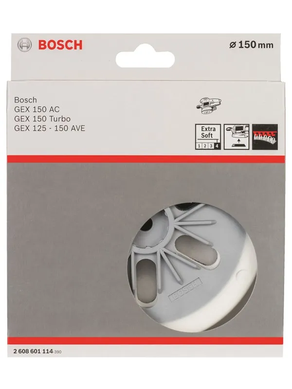 Bosch Slipetallerken ekstra myk, 150 mm