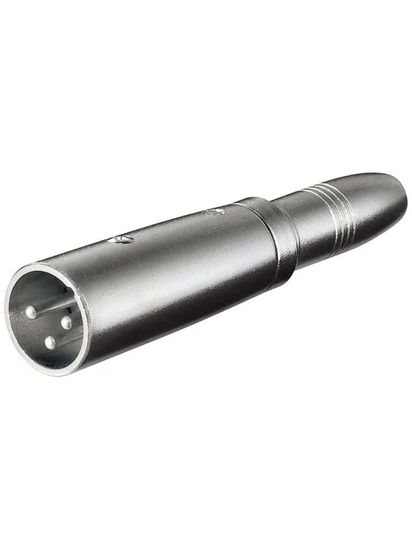 Pro XLR Adapter 3pin XLR M - Jack Mono F