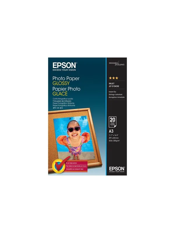 Epson Photo Paper A3 20 sheets / C13S042536