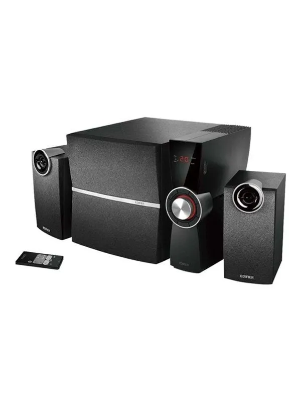 Edifier C2XD Black - 2.1 kanaler - Svart