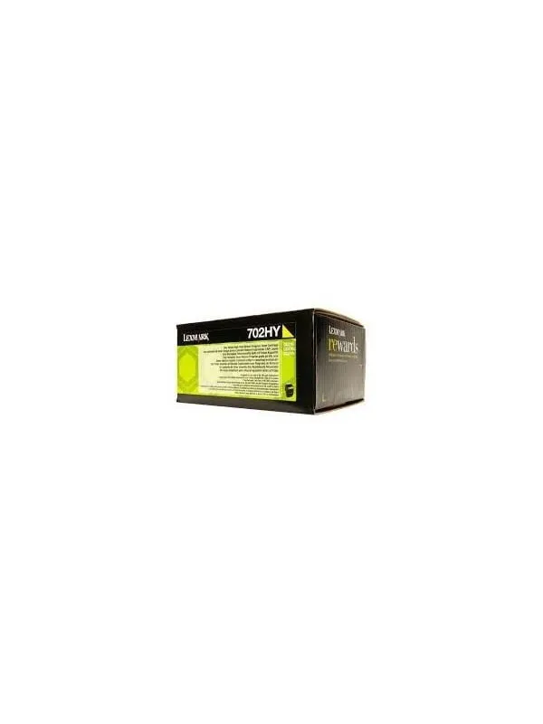 Lexmark 70C2HYE Yellow Toner - Tonerkassett / toneroppsamler Yellow