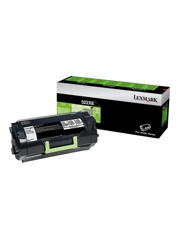 Lexmark 52D2X0E Black Toner - Tonerkassetten med oljerulle Svart