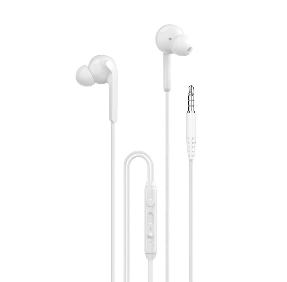 Dudao X3+ In-Ear Headphones Wired Minijack 3.5mm - White