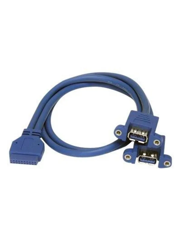 StarTech.com 2 Port Panel Mount USB 3.0 Cable