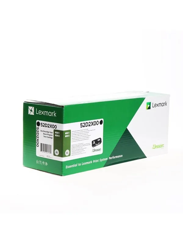 Lexmark 522X - Ekstra High Yield - Black Toner - Laser toner Svart