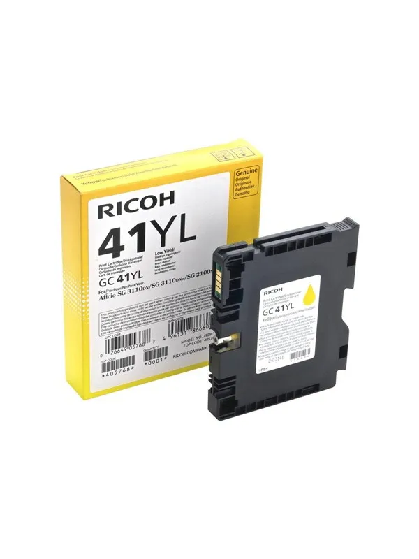 Ricoh toner gel yellow 600 pages - Blekkpatron Yellow