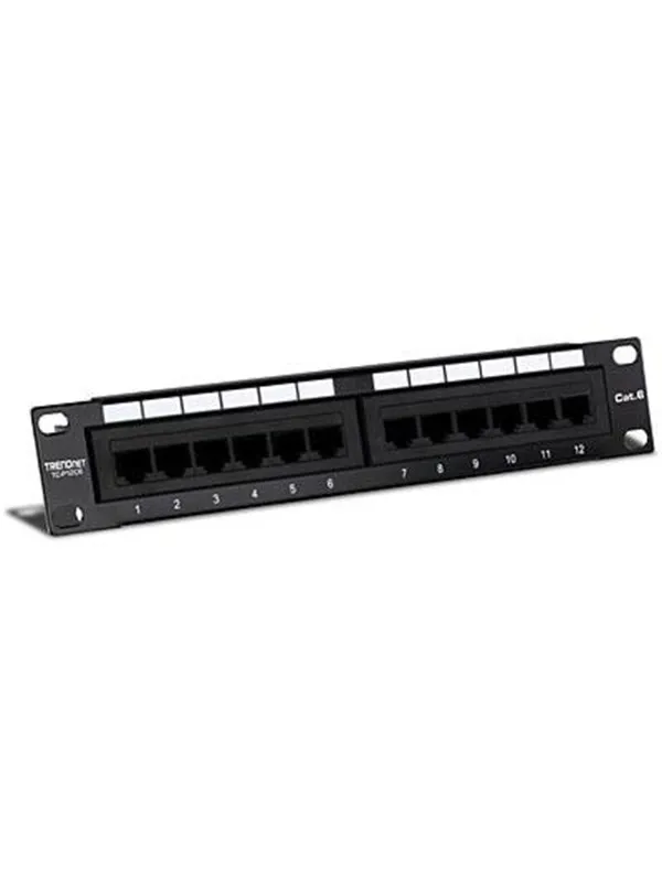TRENDnet TC-P12C6 12-Port Cat. 6 Unshielded Patch Panel