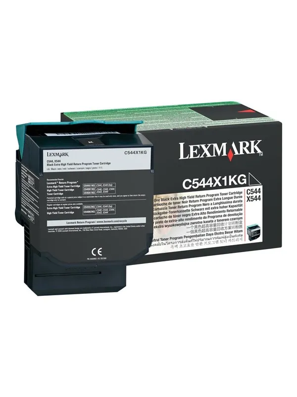 Lexmark C544X1KG Toner Black - Laser toner Svart