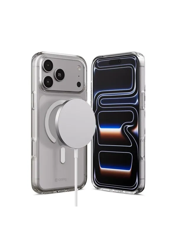 CRONG Clear MAG Cover - MagSafe iPhone 17 Pro Max Case (Clear)