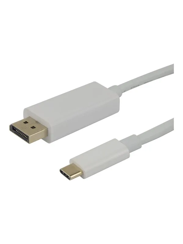 Deltaco - video adapter cable - USB-C to DisplayPort - 2 m