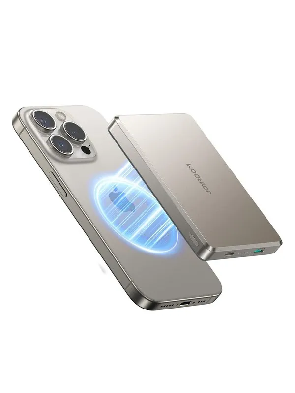 Joyroom JR-PBM08 Pro 10000mAh Ultra-Thin Powerbank - Titanium Nødlader - Sølv - 10000 mAh