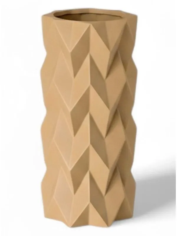 Simiu TESSURA - Vase - 17cm - Beige