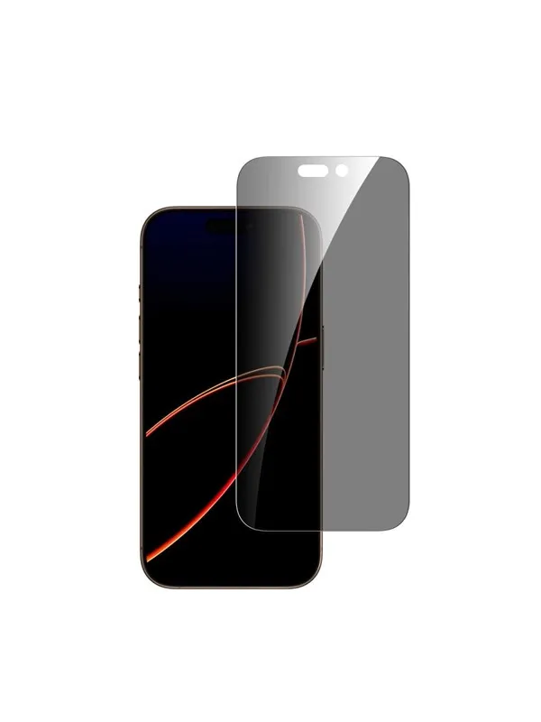 4smarts iPhone 17 Pro privacy screen protector with mounting frame