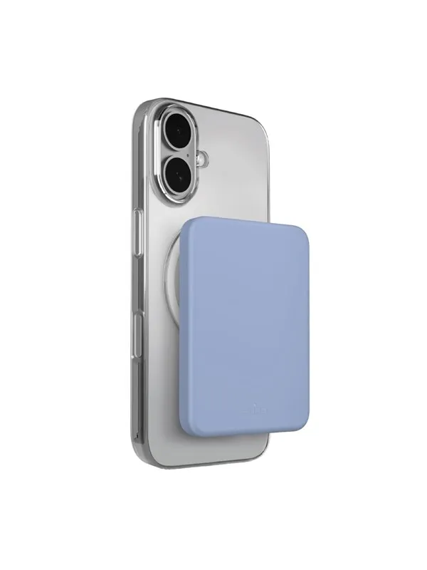 Puro 4200mAh ultra-thin compatible with MagSafe USB-C - blue Nødlader - Blue - 4200 mAh