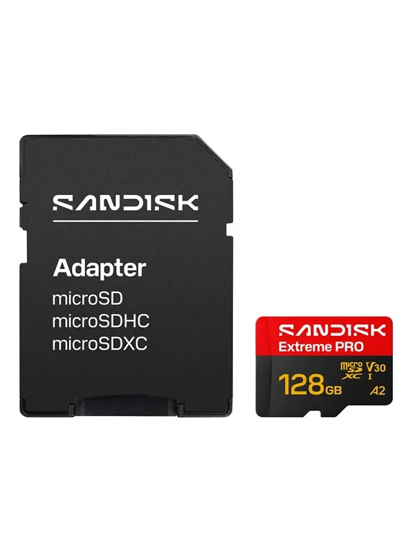 SANDISK Extreme PRO microSD/SD - 250MB/s - 128GB