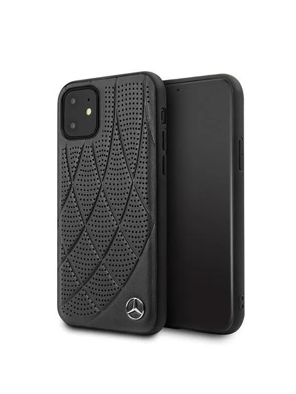Mercedes Bow Line iPhone 12 mini Case - Black