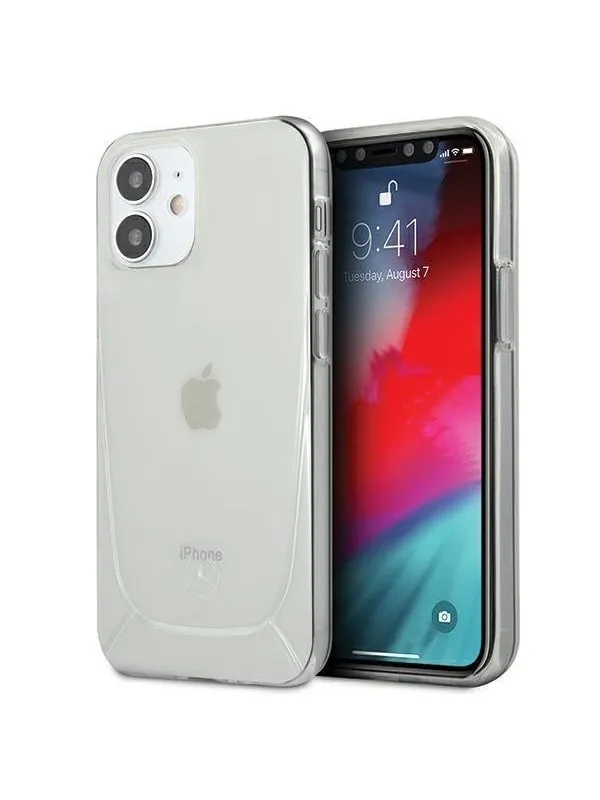 Mercedes  Transparent Line Case for iPhone 12 mini - Transparent