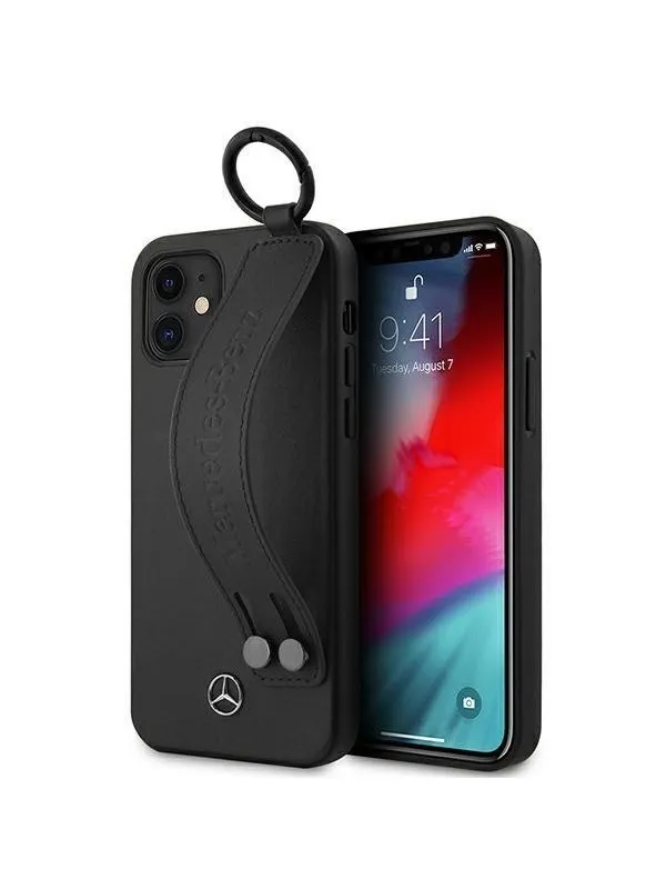 Mercedes  Strap Line Case for iPhone 12 mini - Black