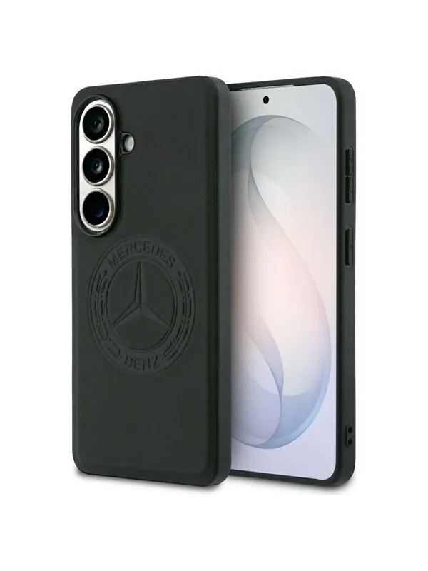 Mercedes Vintage MagSafe Logo Case for Samsung Galaxy S26 - Black