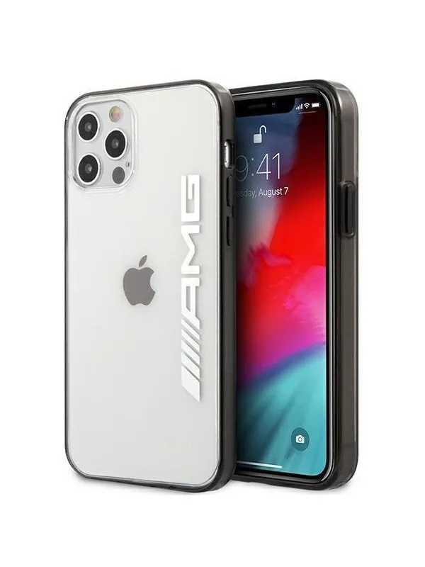 Mercedes AMG Metallic Painted Case for iPhone 12 Pro Max - Transparent
