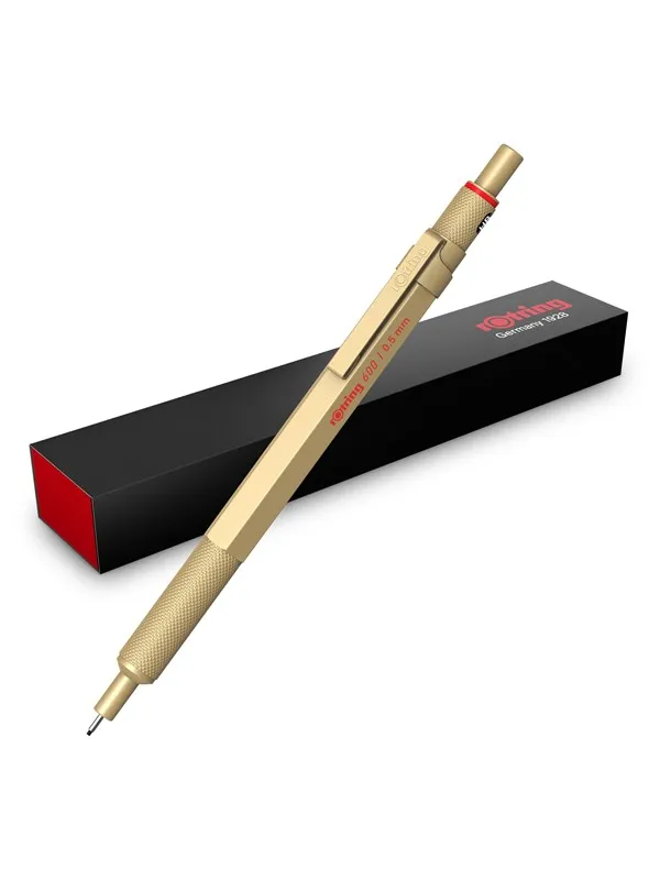 Rotring 600 Mechanical Pencil Gold 0.5 mm