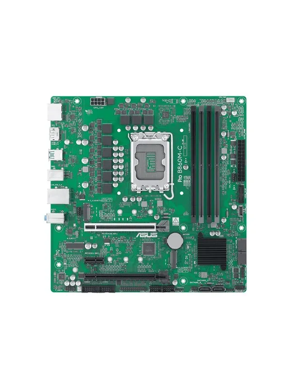 ASUS PRO B860M-C-CSM Hovedkort - Intel B860 - Intel LGA1851 socket - DDR5 RAM - Micro-ATX
