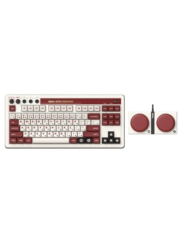 8BitDo Retro Mechanical Keyboard - Fami Edition - Engelsk (Storbritannia) - Brun