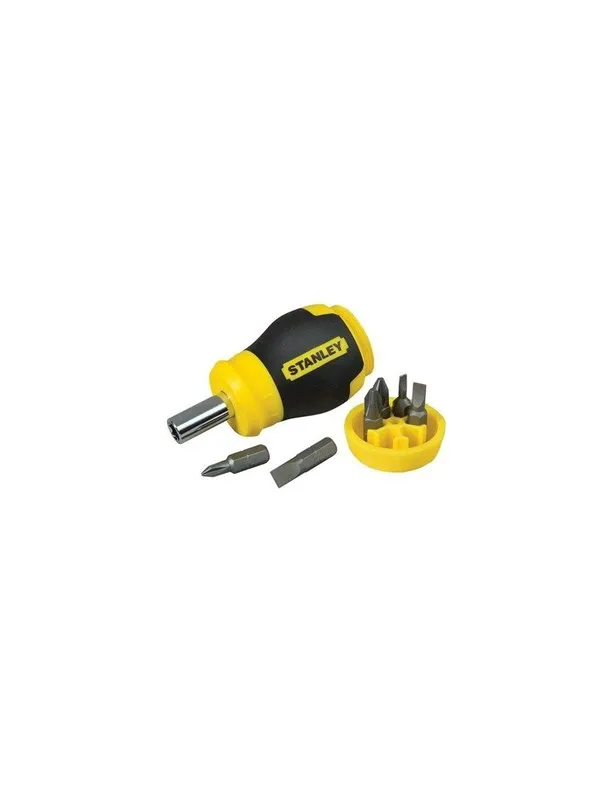 Stanley Screwdriver with Interchangeable Multibit + Bits
