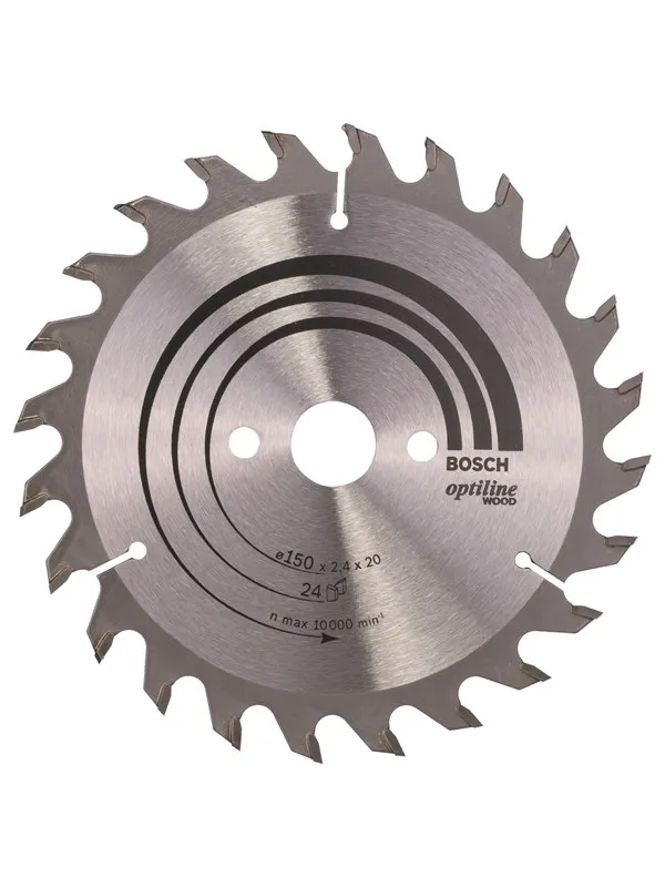 Bosch Sirkelsagblad Optiline Wood 150 x 20/16 x 2,4 mm, 24