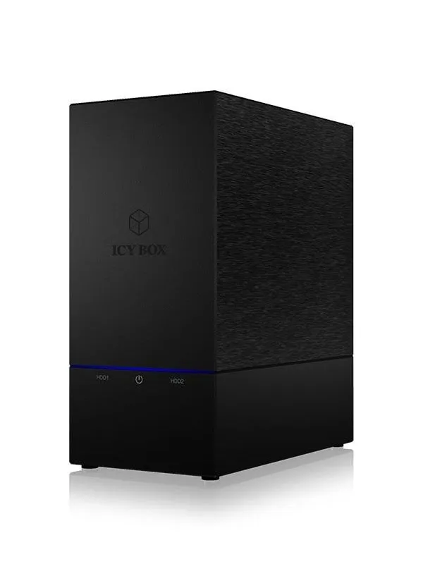 ICY BOX IB-RD3621U3 RAID enclosure for 2x HDD with USB 3.0 Type-A interface and fan