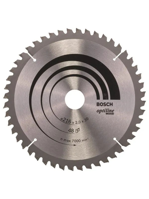 Bosch Sirkelsagblad Optiline Wood 216 x 30 x 2,0 mm, 48