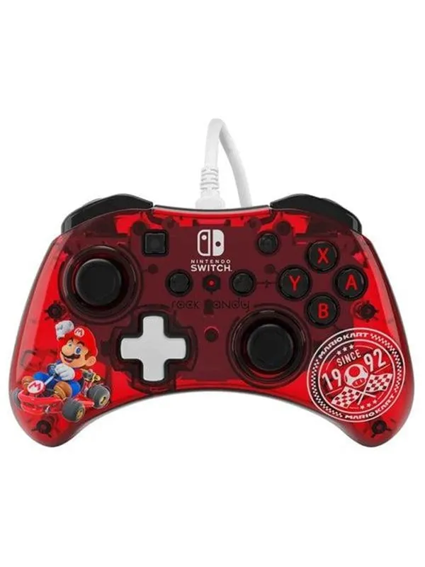 PDP Rock Candy Mini Wired Controller - Mario Kart - Wired Controller - Nintendo Switch