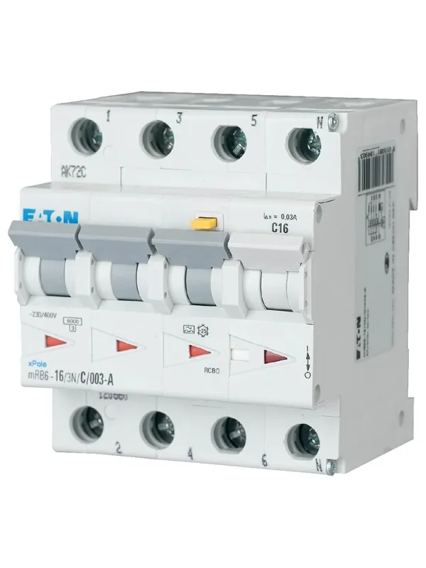 Eaton Mrb6-16/3n/c/003-a - combined residual circuit and miniature
