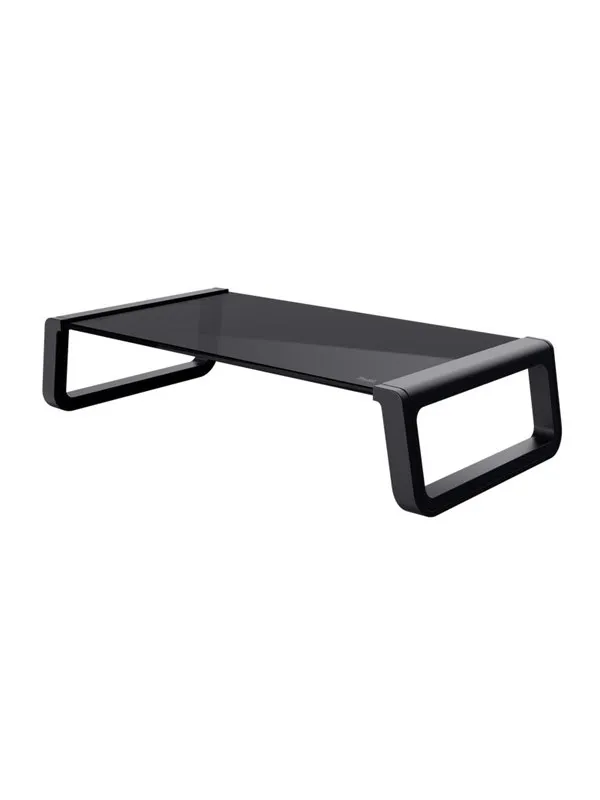 Trust Monta - Tempered glass monitor stand - Black