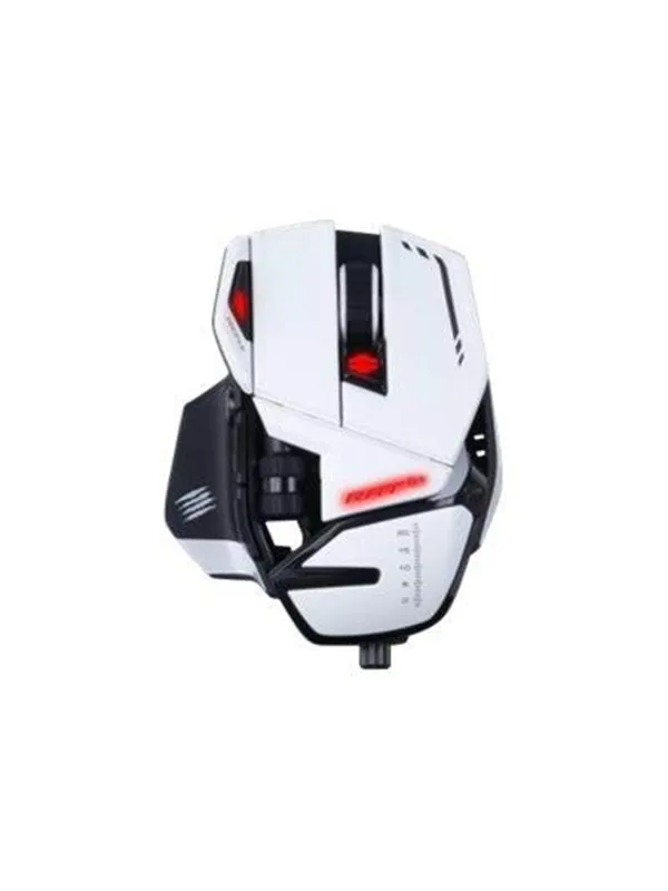 Mad Catz R.A.T.6+ - mouse - USB - white - Mus - Optisk - 11 - Hvit
