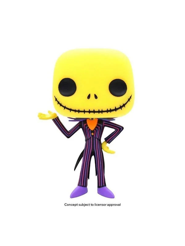 Funko! - POP! JACK SKELLINGTON (BLACK LIGHT) - THE NIGHTMARE BEFORE CHRISTMAS - Figur