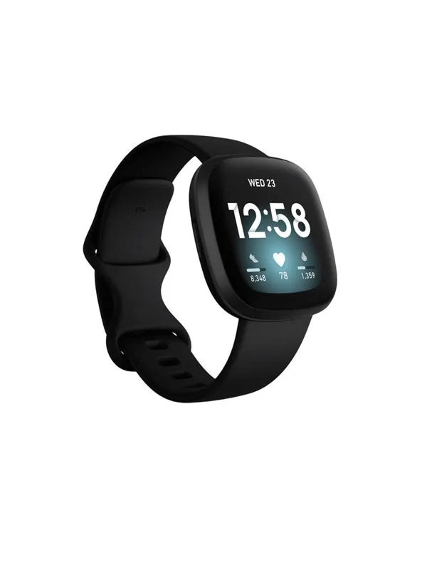 Fitbit Versa 3 Black/Black Aluminum