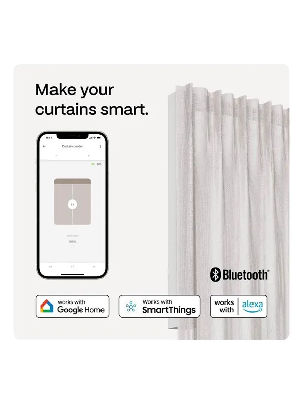 MotionBlinds Smart Curtain Rail Central opening 160cm