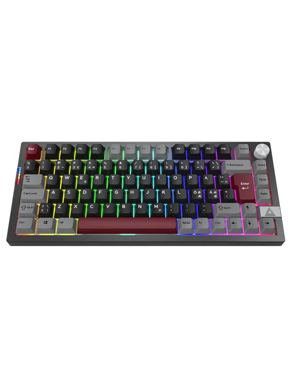 Montech Mkey PRO 75% - Darkness - Gamingtastatur - Nordisk - Svart