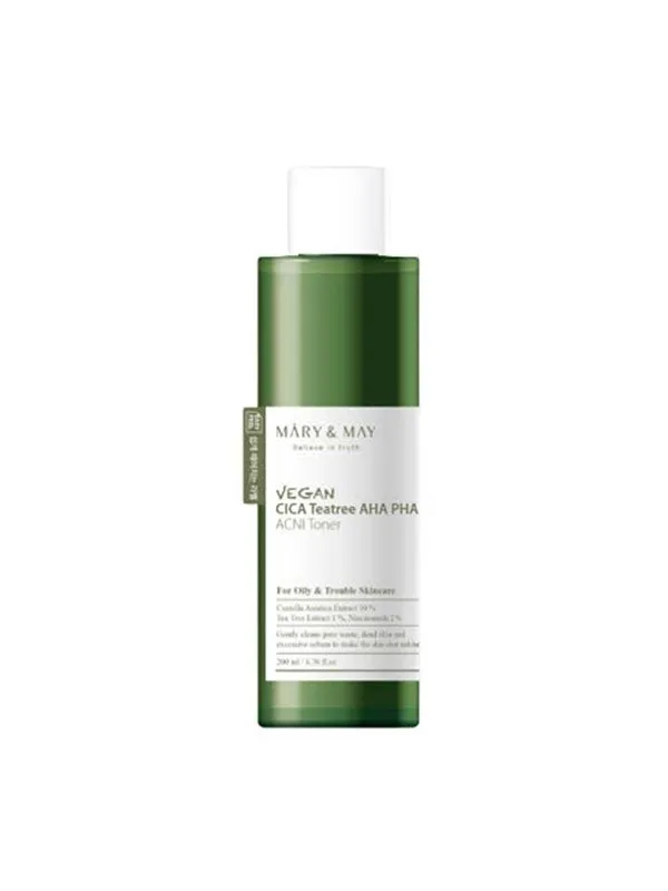 Mary & May Vegan Cica Tea Tree AHA PHA Toner
