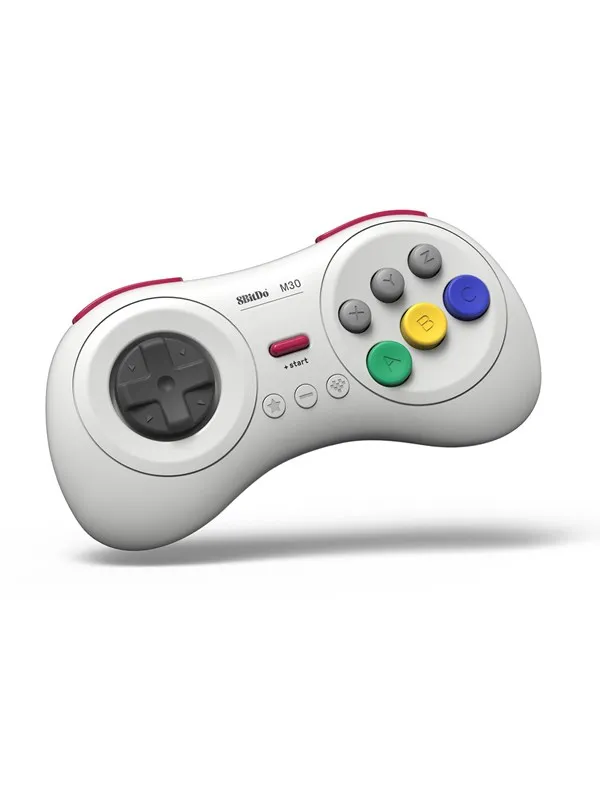 8BitDo M30 Bluetooth Pad White - Wireless Controller - Android