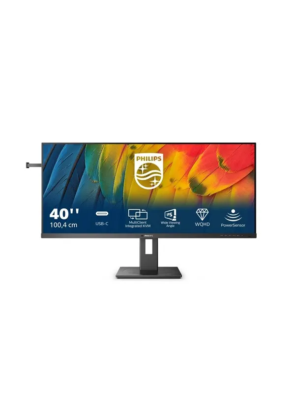40" Philips 5000 Series 40B1U5600 - 3440x1440 (UWQHD) - 120Hz - IPS - 100W USB-C - KVM switch