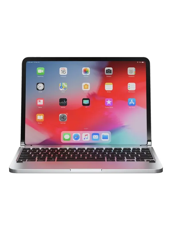 Brydge Pro Aluminum Keyboard for iPad Pro 11" - Tastatur - Nordisk - Sølv